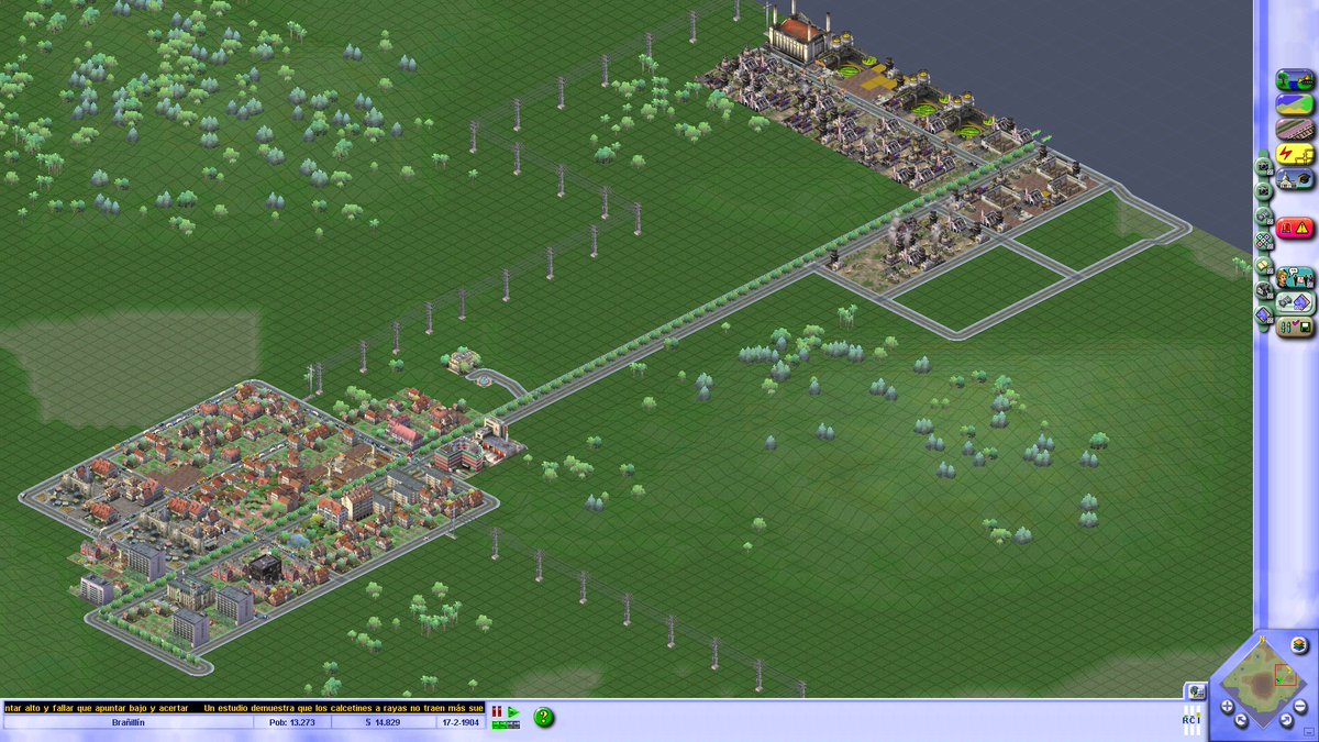pablogijon's tweet photo. Revival a un sábado de 1999...
Después de 25 años, SimCity 3000 se sigue viendo fresco, entretenido y divertido. Un juegazo que nos tenía enganchados horas y horas justo antes de que llegase el año 2000. Con 10 años que tenía y era un vicio.
#SimCity #SimCity3000 #SC3K https://t.co/gCXGTkGsGR