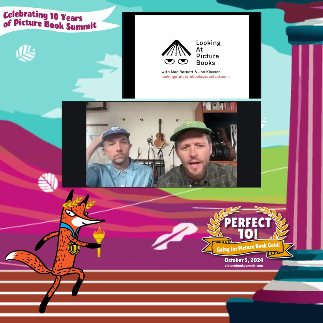 Picture Book Summit (@picturebksummit) on Twitter photo And for the closing Live Keynote for our Picture Book Summit... time with Mac Barnett and Jon Klassen, what a great and golden way to celebrate 10 years running!
#amwriting #amreading #picturebook #kidlit #PBSummit
<a href="/macbarnett/">Mac Barnett</a> <a href="/burstofbeaden/">jon klassen</a> And for the closing Live Keynote for our Picture Book Summit... time with Mac Barnett and Jon Klassen, what a great and golden way to celebrate 10 years running!
#amwriting #amreading #picturebook #kidlit #PBSummit
<a href="/macbarnett/">Mac Barnett</a> <a href="/burstofbeaden/">jon klassen</a>
