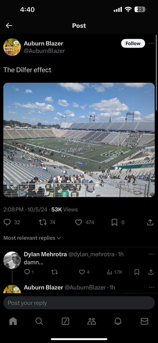 Fitzgerald Mofor, MLS (@fitzgeraldmofor) on Twitter photo Dear <a href="/UAB_AD/">Mark Ingram</a>,
I hope this message finds you well.
After today’s loss to Tulane, it is clear that Mr. Dilfer is unfit to lead as HC for this football program. His remarks in the week prior were egregious and inflammatory. As an alumnus, his remarks displayed a clear lack of Dear <a href="/UAB_AD/">Mark Ingram</a>,
I hope this message finds you well.
After today’s loss to Tulane, it is clear that Mr. Dilfer is unfit to lead as HC for this football program. His remarks in the week prior were egregious and inflammatory. As an alumnus, his remarks displayed a clear lack of