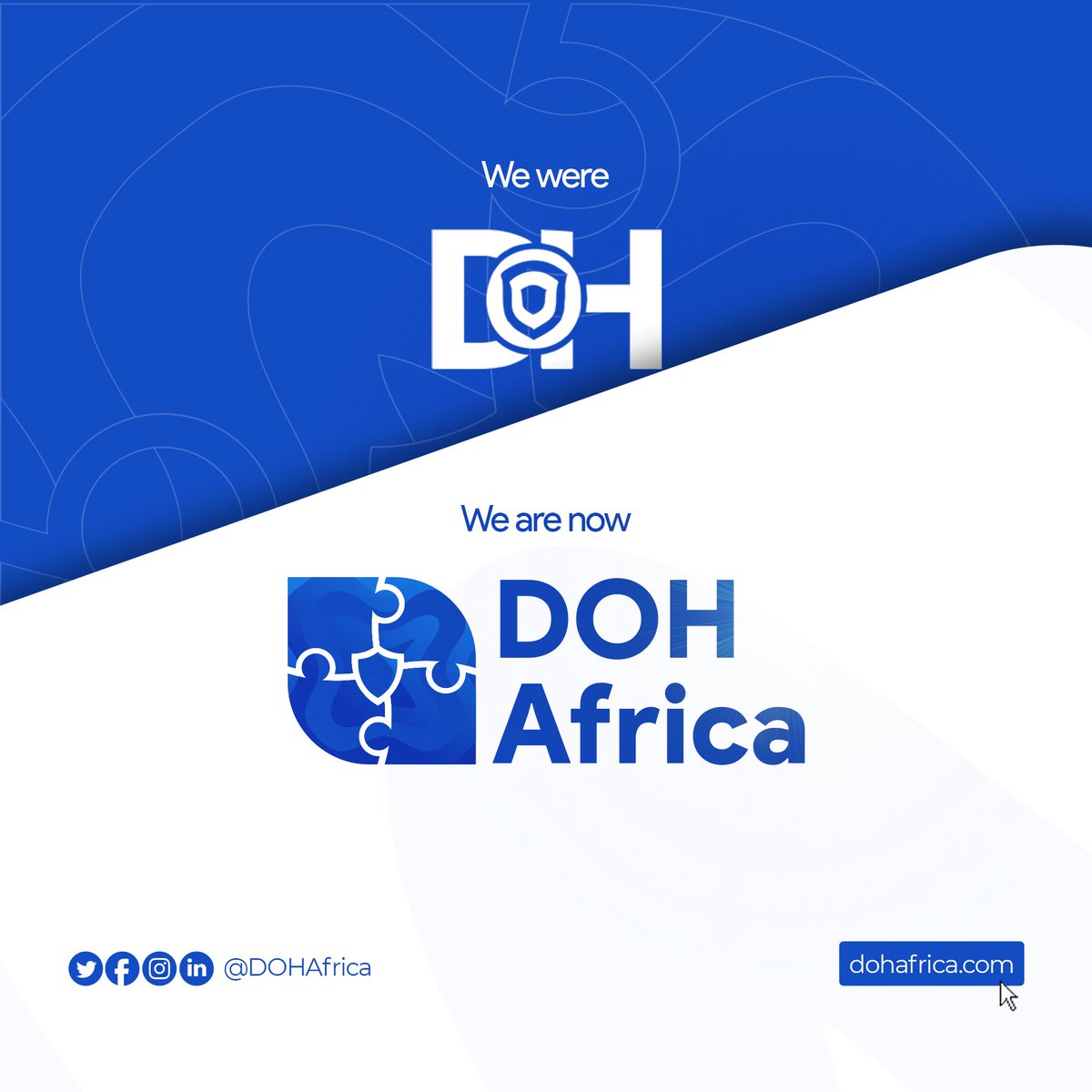 Diary of Hackers (is now DoH Africa) (@diaryofhackers) on Twitter photo We’ve rebranded from Diary of Hackers to DoH Africa - A Global African #Cybersecurity Community
Check out more about our new identity here: dohafrica.com/whats-new
Follow us on: <a href="/DoHAfrica/">DoH Africa</a> for more exciting updates!
#DoHAfrica #diaryofhackers We’ve rebranded from Diary of Hackers to DoH Africa - A Global African #Cybersecurity Community
Check out more about our new identity here: dohafrica.com/whats-new
Follow us on: <a href="/DoHAfrica/">DoH Africa</a> for more exciting updates!
#DoHAfrica #diaryofhackers