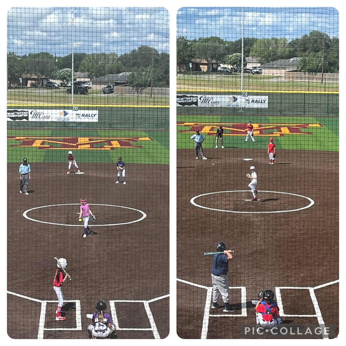 #MoodyTwins both on the bump today. ™️🏹🥎⚾️