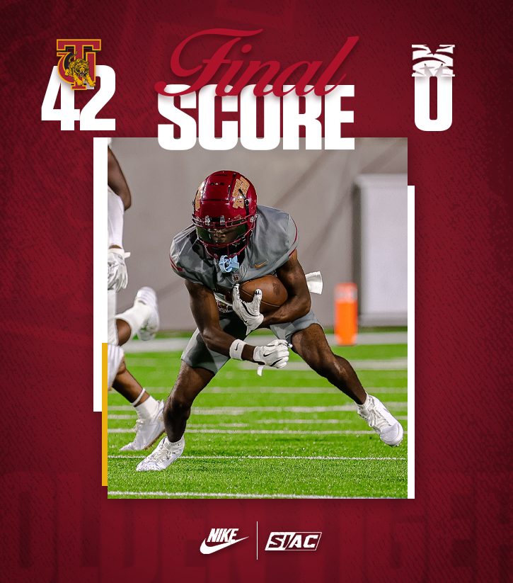 Add another classic win to the books!

#SkegeeFB l #TuskegeeMorehouseClassic l #MyTUAthletics🐅