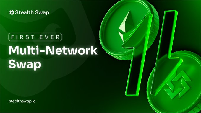 Say goodbye to the hassle of bridging and complicated steps.   

With our DEX, you can trade on any network without breaking a sweat! Plus, we’ve got a built-in wallet and mixer for extra convenience.   

$STLTH is all about making things simple and innovative.   

#DeFi