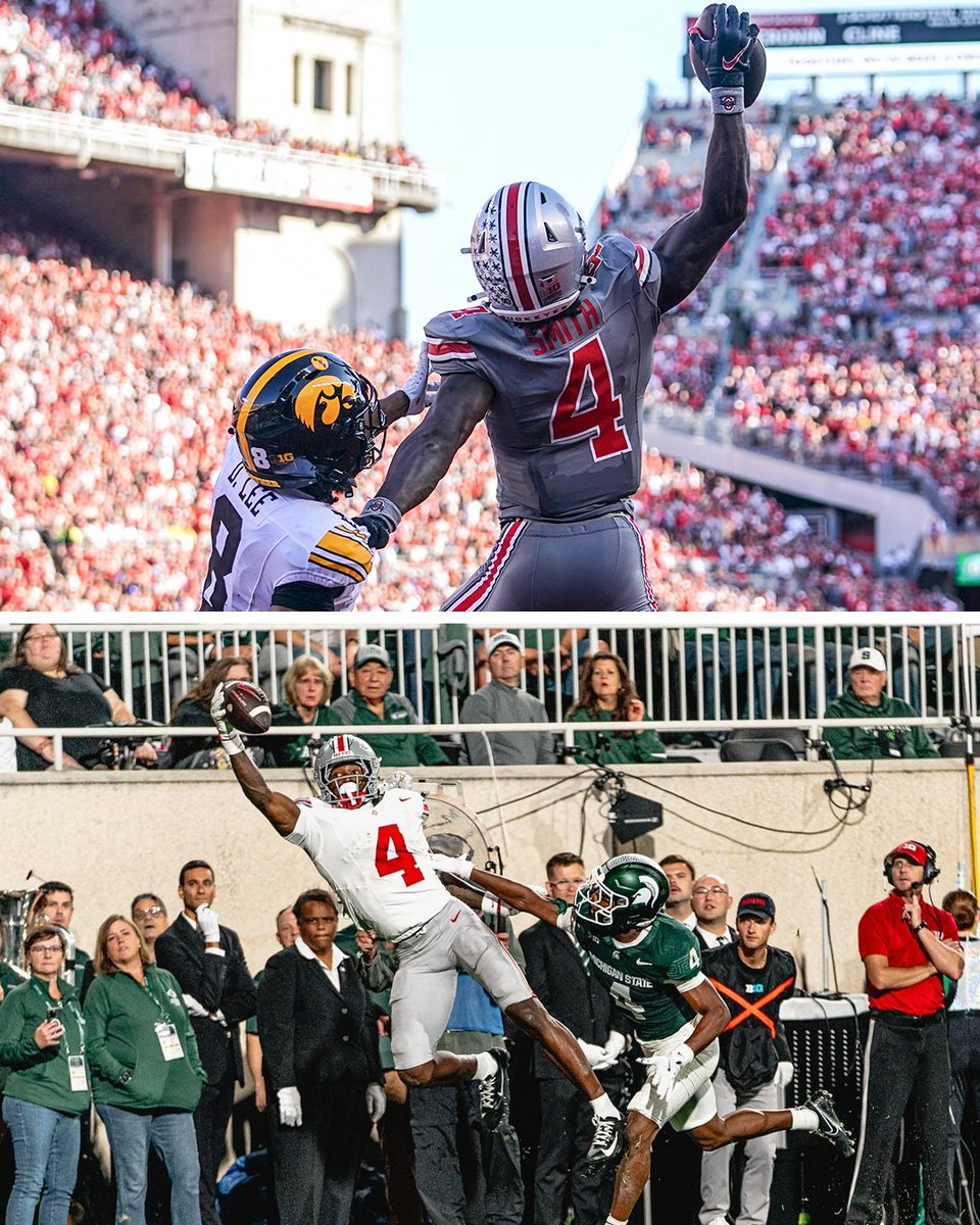 SportsCenter (@sportscenter) on Twitter photo BACK-TO-BACK WEEKS IS CRAZY 😂
JEREMIAH SMITH ONLY NEEDS ONE HAND 🔥
( 📸 <a href="/OhioStateFB/">Ohio State Football</a>) BACK-TO-BACK WEEKS IS CRAZY 😂
JEREMIAH SMITH ONLY NEEDS ONE HAND 🔥
( 📸 <a href="/OhioStateFB/">Ohio State Football</a>)