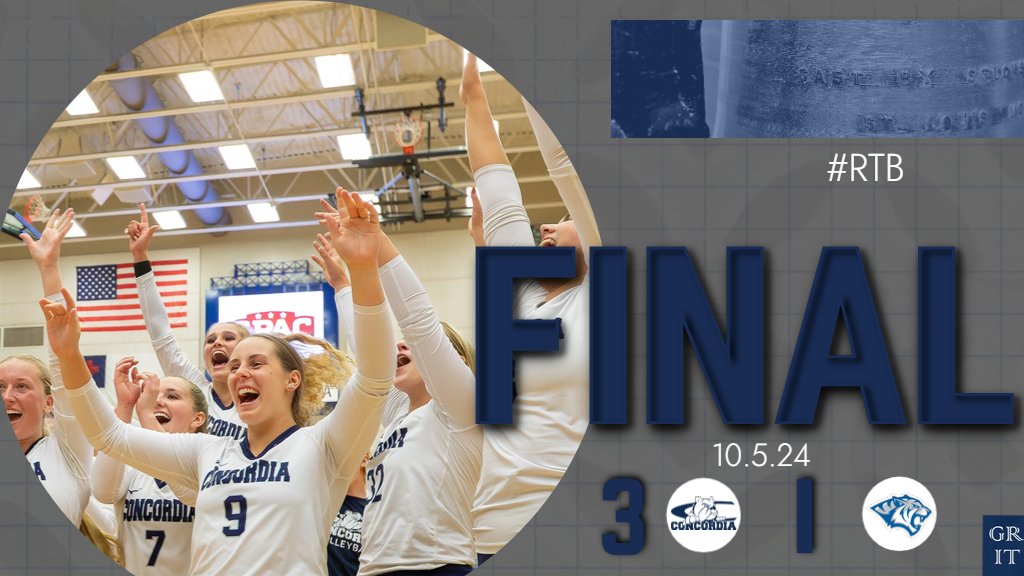🏐 | FINAL: (4) <a href="/cunevolleyball/">Concordia Bulldogs Volleyball</a> def. DWU, 25-14, 25-19, 22-25, 25-13 (Mitchell, SD). #RTB 

CUNE (14-2, 7-1 GPAC) goes 2-0 on weekend road trip!

Keck: 19 kills, 25 digs | Nordaker: 14 kills, 4 blks | Waters: 11 kills, 2 blks | Greene: 10 kills | Gebhardt: 32 digs | Shelburne: 32