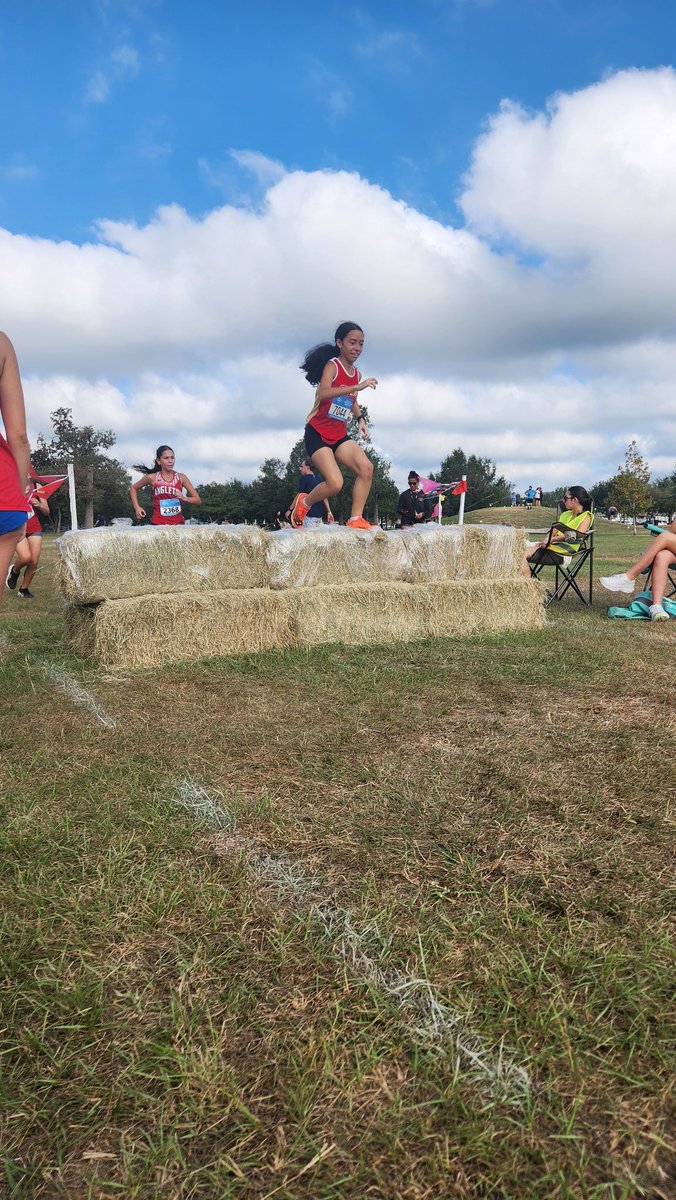 Huge success at today's meet at the FPR Haybale Invitational.

Varsity and JV Boys placed 2nd overall, with Logan Berggren winning the race and Daniel Nunez in the top ten.

The girls Varsity placed 5th out of 14 teams, and the JV girls won the meet - putting 5 girls in top 15.