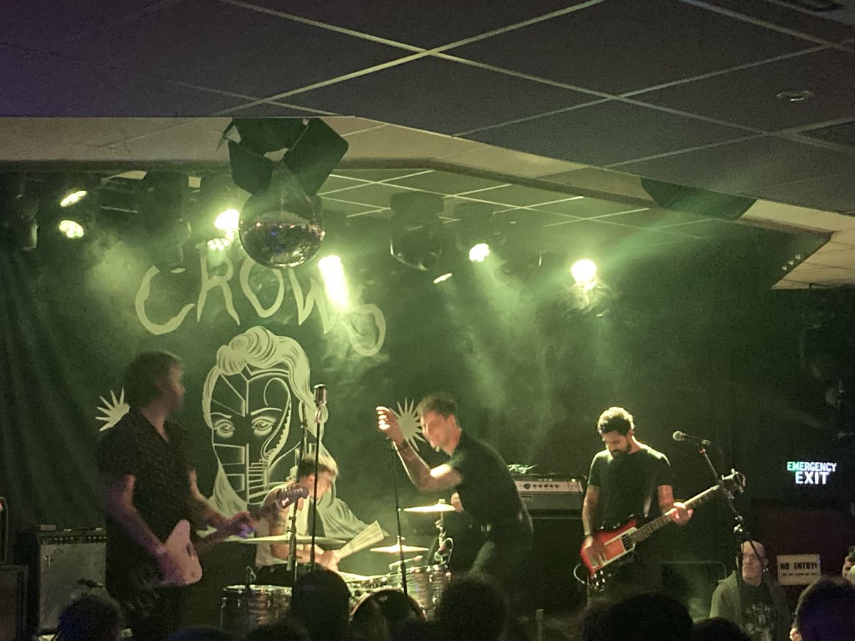 Killer line up tonight <a href="/Nath_Brudenell/">Nath Brudenell</a> 
Came to see <a href="/__CROWS/">CROWS</a> 
Got reunited with @Heavylungsband 
Found a new favourite in <a href="/CLTDRP3/">CLT DRP</a> 
🖤🖤🖤