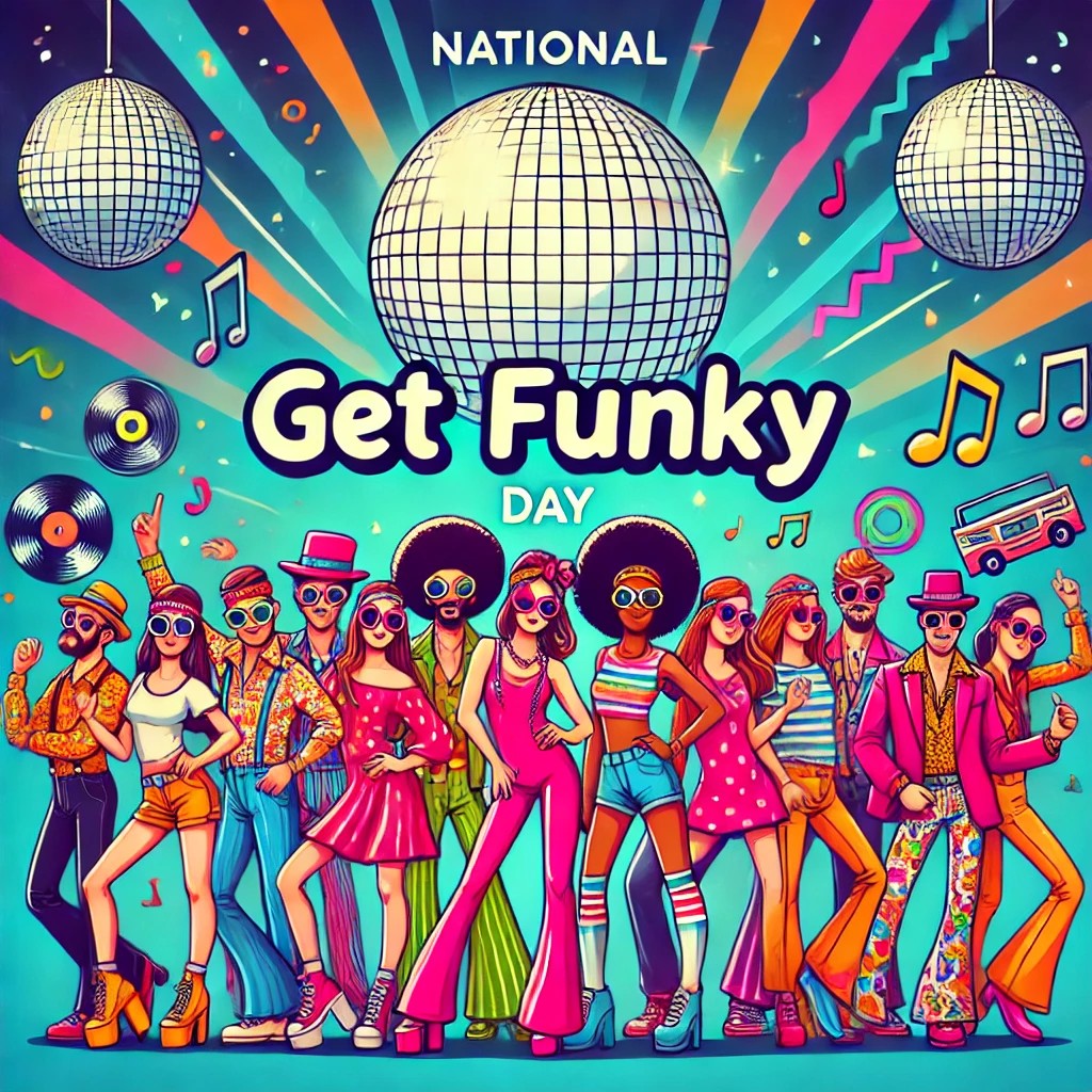 AironicObserver's tweet image. October 5th is National Get Funky Day! 🕺💃

Time to break out your funkiest moves and outfits! Let loose, dance, and celebrate with some retro vibes today. 🎶✨

#NationalGetFunkyDay #GetFunky #FunkyVibes #DanceParty #RetroFun