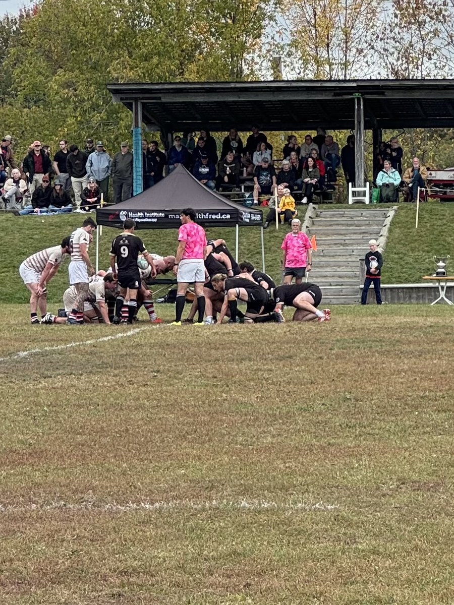 Great game of rugby this afternoon in Fredericton. Loyalists came back from a 29-14 deficit to storm their way to a 36-29 victory vs Charlottetown RFC and winning the Caledonia Cup as the champions of men’s rugby in the Maritimes.