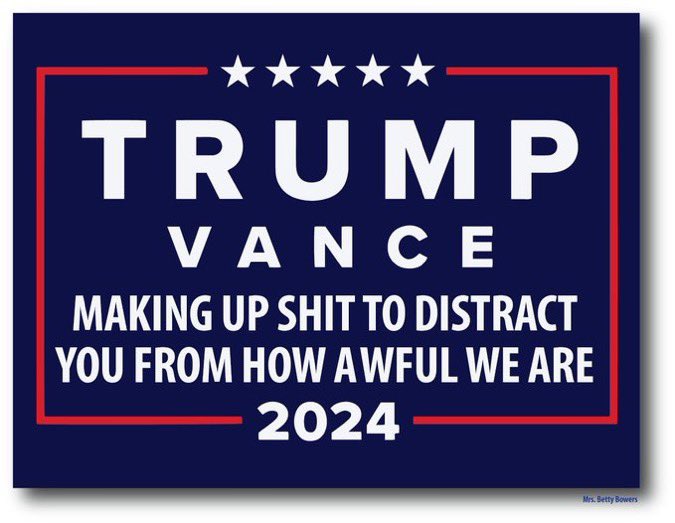 Kamala4Truth24's tweet image. To the geniuses who swiped our Harris-Walz signs last night, I just got some shiny new ones! But don’t worry, I’m pretty sure these will stay put this time—mainly because I doubt you can read them with that IQ of yours.

#LowIQ #NewSigns #StayMad