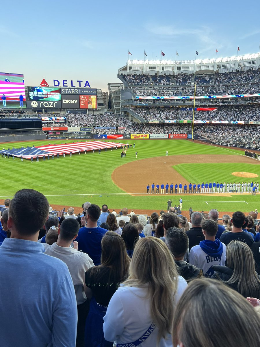 Nothing like baseball in Yankee Stadium! But for this series - Let’s go Royals!