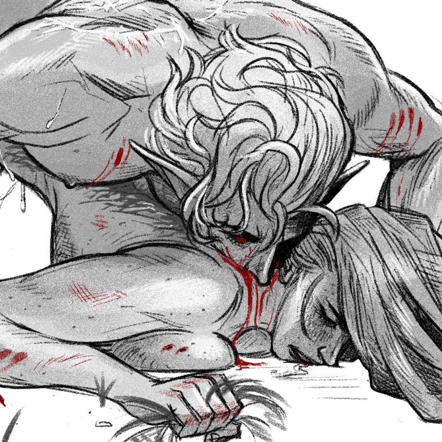 *bites ur scruff* 
#kinktober2024 day 5 -> mating cycles/in heat 
#kinktober #BG3 #astarion #astarionnsfw #bg3nsfw #astarionbg3