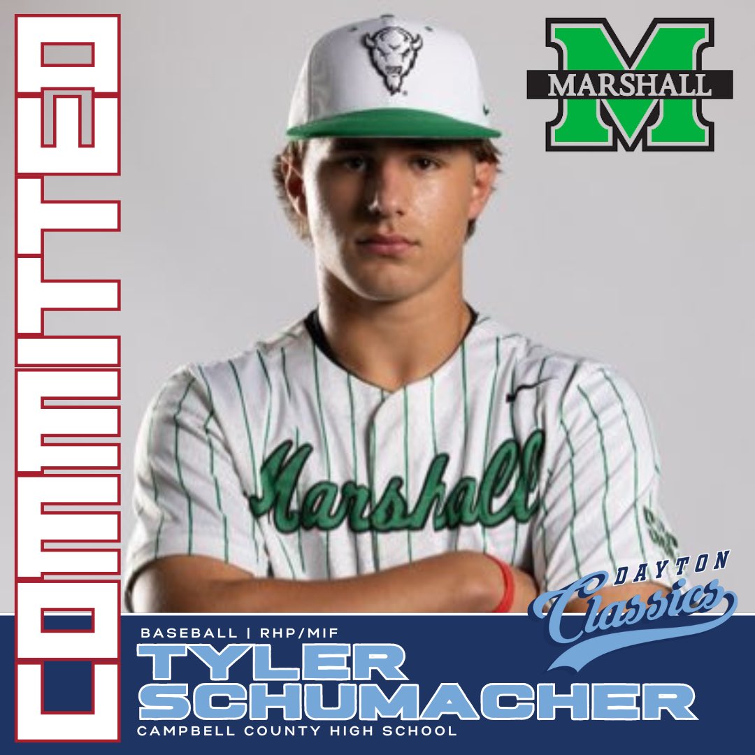 We are excited to announce that 2026 P/MIF Tyler Schumacher has committed to Marshall University to join The Herd!

We love to see Tyler’s hard work be recognized and looking forward to seeing what he can do with a great program like Marshall. 

Congrats Schu!