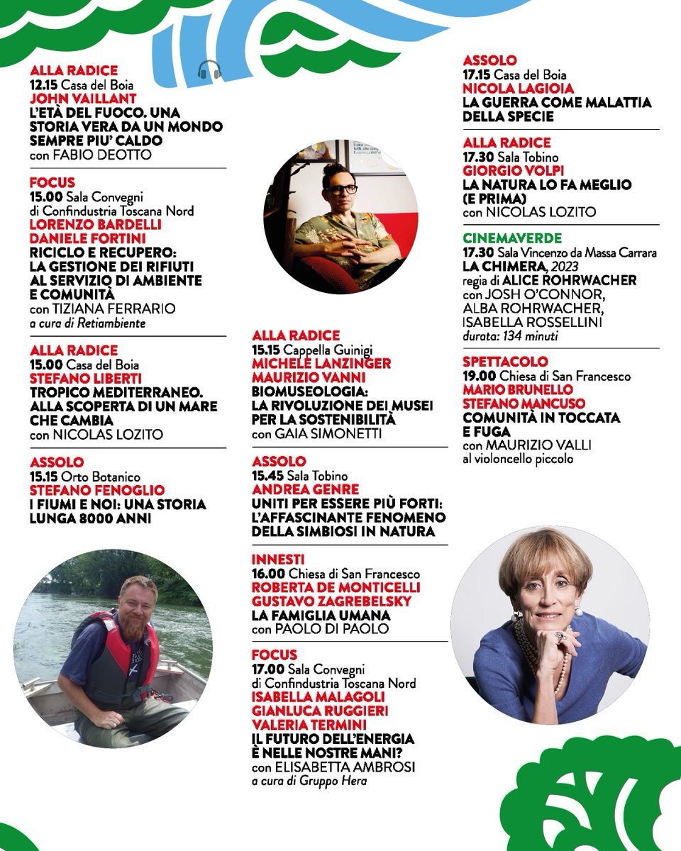 pianetaterraptf's tweet photo. 🌎 Oggi è l'ultimo giorno della terza edizione di Pianeta Terra Festival!

Un programma davvero speciale, con grandi ospiti, come: Emanuela Evangelista, @FabioCiconte , Arianna Izzi, Giovanni Storti, @JohnVaillant , Roberta De Monticelli, @NicolaLagioia  e tanti altri... https://t.co/l9xnxEhpwL