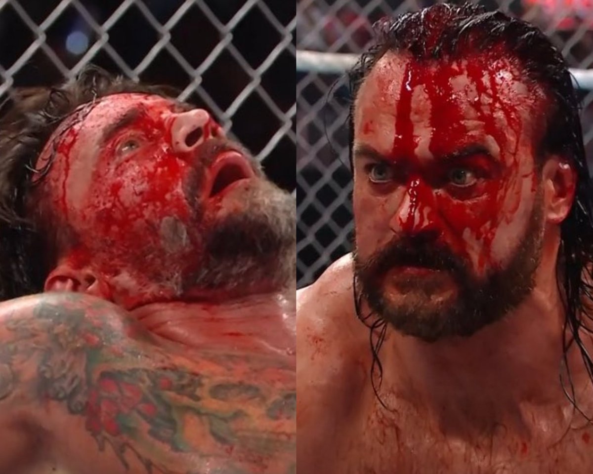 ProWFinesse's tweet photo. This match was a violent masterpiece.

It was everything I wanted it to be.

CM Punk &amp; Drew McIntyre delivered. https://t.co/Vgln1iiozE