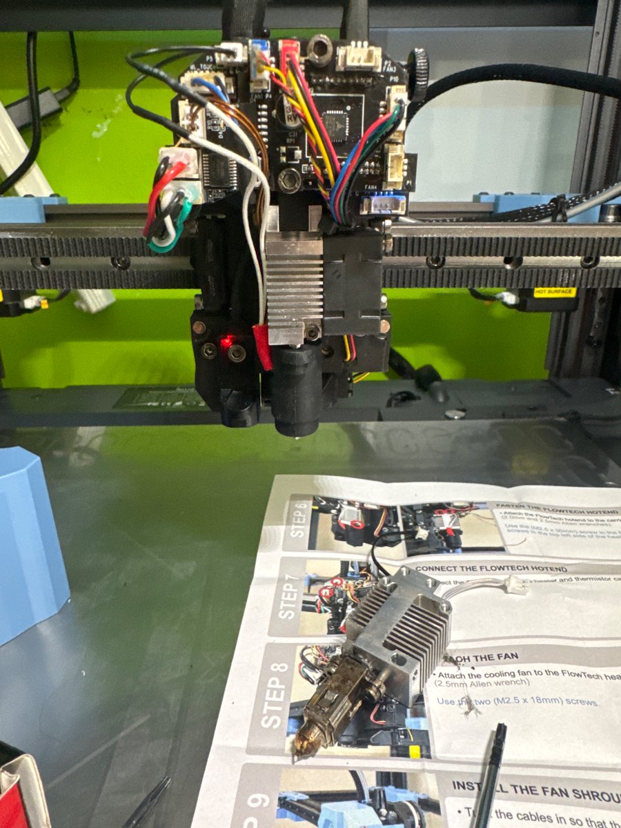 reprinted3D's tweet image. @MicroSwissLLC Major kudos on the #FlowTech hot end for the @Sovol3d #SV08! This one went on even more quickly and smoothly than the one you made for the K1 series!
