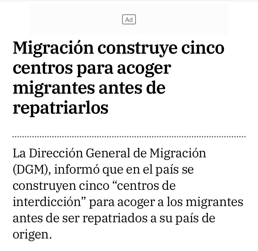La puesta en operación del centro de acogida en Benerito es urgente. Para desocupar los indocumentados en Punta Cana y desconcentrar un poco al vacacional de Haina.