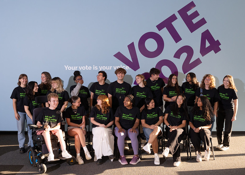 In our feelings about this year's UMICH Votes Fellows cohort 🥰