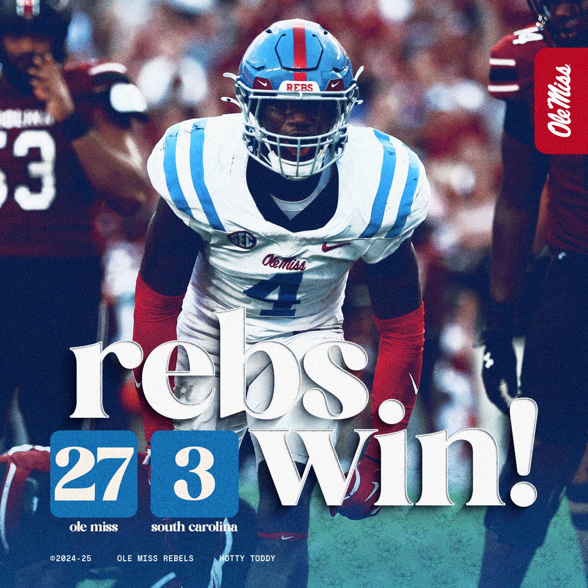 SEC road win for the Rebs!