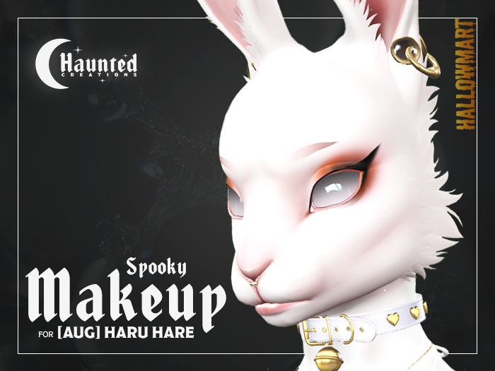 Spooky Makeup!!

Made a makeup look with different liners for the Hallowmart event. made for the Haru Hare head

For now you can only get them here:
maps.secondlife.com/secondlife/Qan…