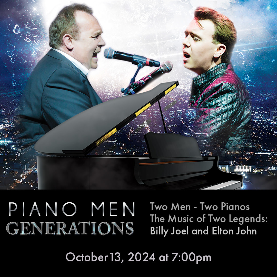 BingTheater's tweet image. 🎵When the lights dim and the first notes play, Piano Men: Generations&apos; Terry &amp;amp; Nick Davies&apos;s high-energy performance will take you back to the &apos;70s and &apos;80s with hits from Billy Joel and Elton John! Excited? Oh, you should be.
#spokanefun #spokanefamilyfun  #funinspokane