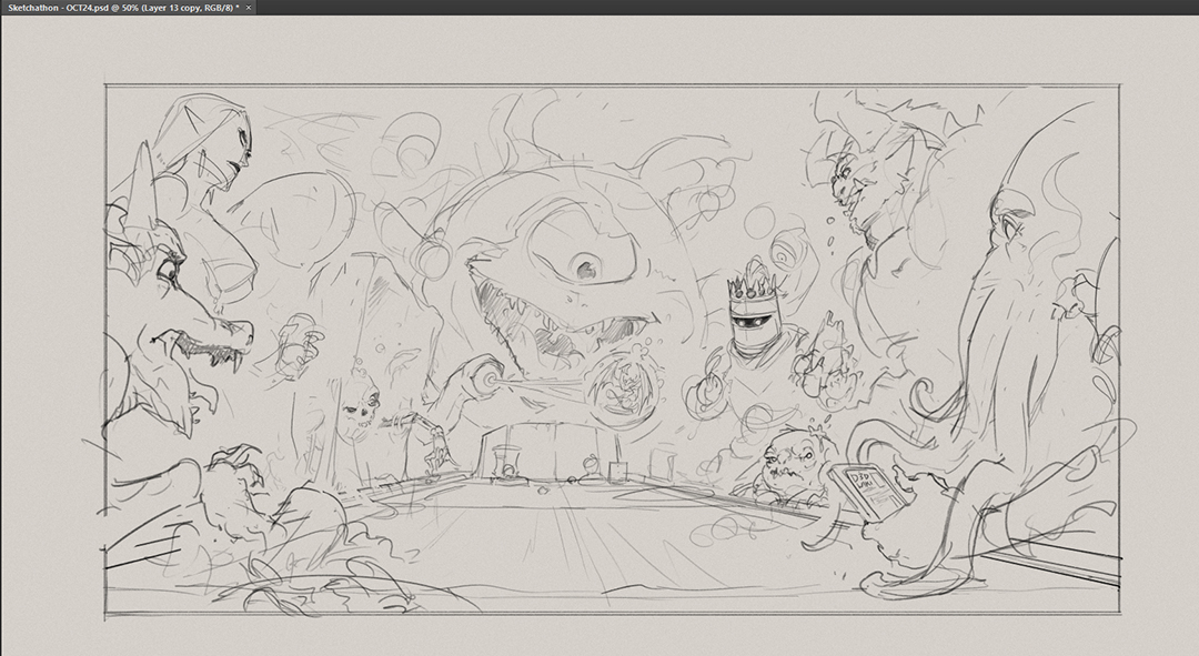 SteveSketches1's tweet photo. Had to call it quits for today, but there will be more Sketchathon tomorrow!  Thanks to everyone that's supported the posts so far and came to visit the stream, it means a lot.  Here's the WIP of the most recent sketch! Have a great one! https://t.co/C9vbgyG6dj