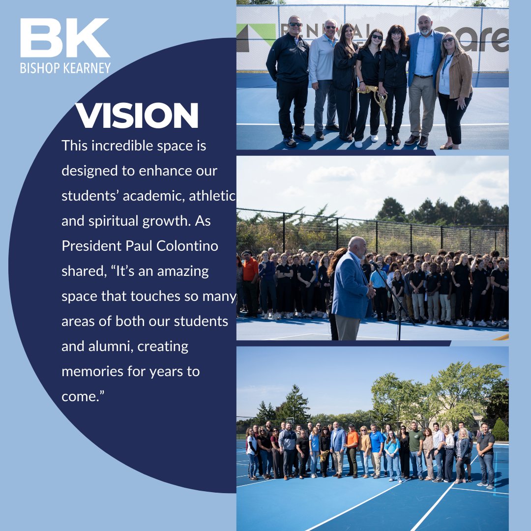 Yesterday was a perfect day for a ribbon cutting on the new Renewal by Andersen Sport Court at BK.  Countless students and alumni will use this generous gift.  Thank you to Patricia Salamone and her team at RBA!
#BishopKearneyHighschool #BKCommunity #RenewalbyAndersonSportCourt