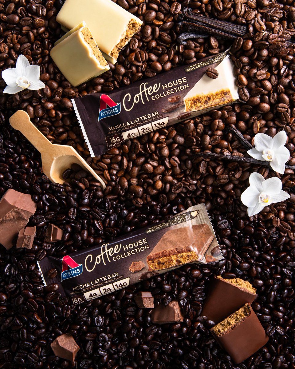 AtkinsInsider's tweet image. #BaristaApproved Protein or should we say where #Protein Meets #Coffee? 

Find out which one you #love more: ms.spr.ly/6013mXuXX 

16G PROTEIN l 2g SUGAR l 4 #NETCARBS I 15g #FIBER
 Made with Real Coffee - As Much #Caffeine as a Cup of Coffee