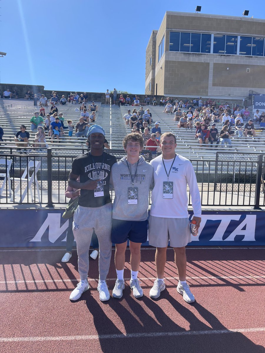 Had an amazing time with <a href="/Marietta_FB/">Marietta College Football</a> today. Thank you to <a href="/CoachGeiger_/">Coach TG</a> for the invite down! excited to get back on campus‼️ <a href="/CamGianangeli/">Cam Gianangeli</a> <a href="/JordanAmourae/">Amourae Jordan C/o 25</a> <a href="/KilbourneFB/">Worthington Kilbourne Football</a> <a href="/CoachEddie09/">Michael Edwards</a>