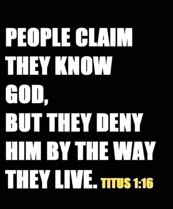 They know the Lord by Name but they don't know who He is and they don't know how much He loves us.