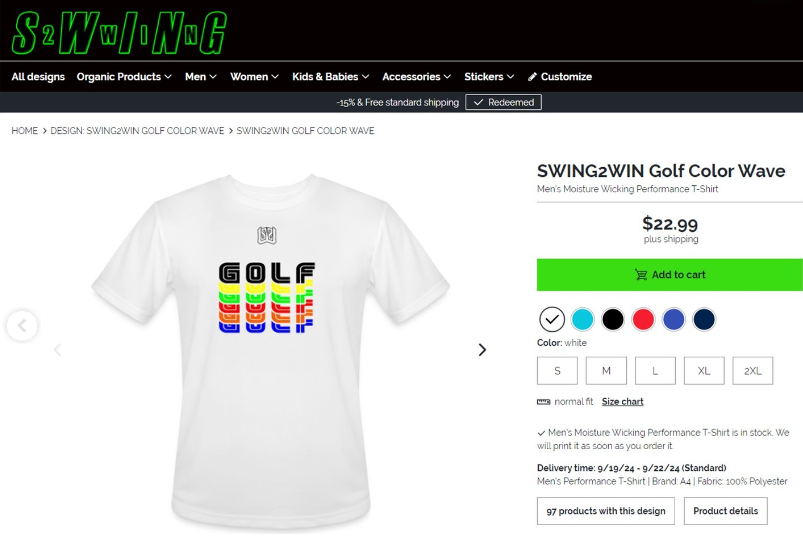 Swing2WinBrand's tweet photo. Stand out on the golf course with your swing &amp; a SWING2WIN shirt. Check out the apparel at https://t.co/TyTg7hFaLJ if you play #golf.
#SWING2WIN #sportsapparel #activewear #weekendwarriors #golfer #golfapparel #golffun #golffan #golfclub #golfcourse #tshirt #pgatour #lpgatour https://t.co/Rd7Zq6pGxf