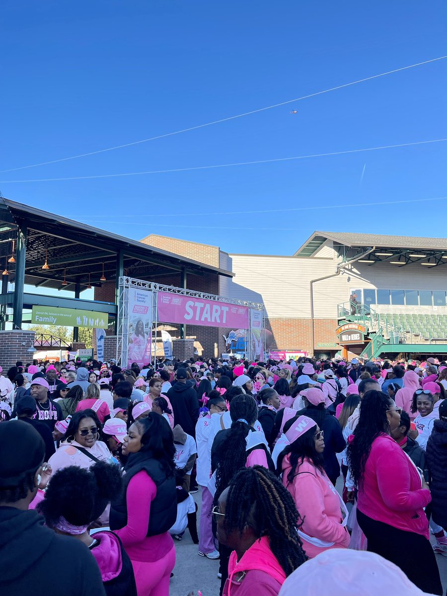NikkiT_fromTheD's tweet photo. October is #breastcancerawareness month and today Detroit turned PINK 🩷 for the annual #makingstridesdetroit! What a perfect day to celebrate our survivors and honor the beautiful souls we’ve lost to this devastating illness. 🕊️🙏🏾 
#MakingStrides #BreastCancerAwareness https://t.co/O7W961xQiy