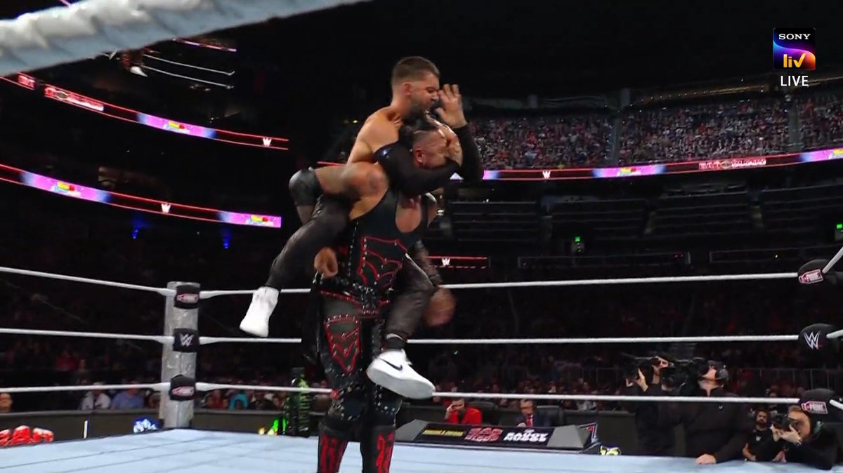 Killacamron86 (@killacamron86) on Twitter photo Priest defeats Bálor 
Thoughts....? 
#WWEBadBlood Priest defeats Bálor 
Thoughts....? 
#WWEBadBlood
