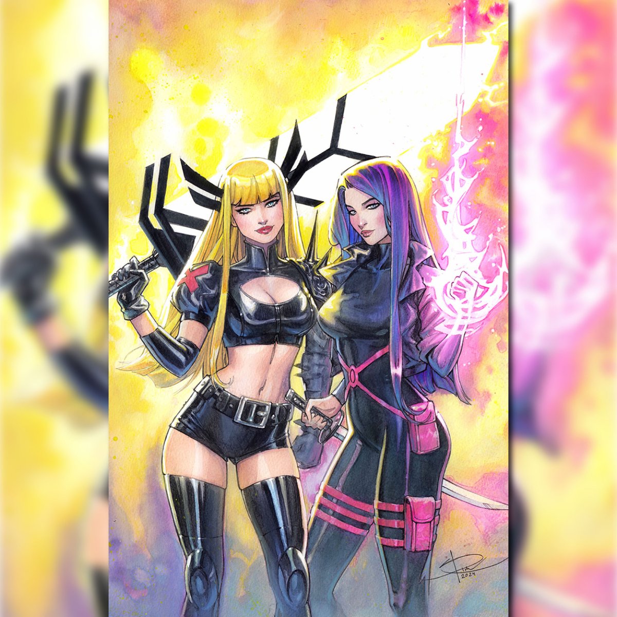 Unknown_Comics's tweet photo. 🔮 X-Men #7 heats up with a wicked Sabine Rich variant! 🔮

🔥 Magik &amp; Psylocke take on a mysterious threat in Merle, Alaska!

Pre-orders open Monday 10/7 at 5 PM CST: https://t.co/XJ5EUsB13R

#XMen #SabineRich #Magik #Psylocke #ExclusiveVariant #NewComics https://t.co/ubs2OKKjJw
