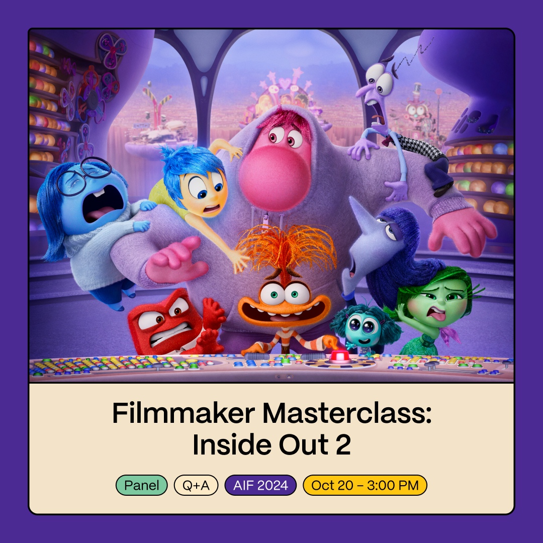 There's too many emotions! Join us at #AIF24 for an exclusive INSIDE OUT 2 panel. Discover how writers Meg LeFauve and Dave Holstein crafted the top-grossing animated film of all time. Moderated by Write for Animation.

#AnimationIsFilm Tickets: brnw.ch/21wNuBr