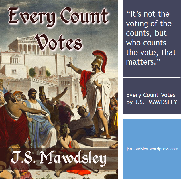 JSMawdsley's tweet photo. If you can't get enough of election season, boy do we have the #politicalfantasy book for you! Get Every Count Votes wherever ebooks are sold! #indieauthors

https://t.co/ACburxaLMW https://t.co/d1k29eVzNR