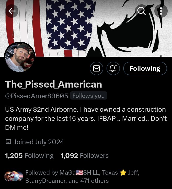 RightSideSmiles's tweet image. Here's a great Patriot to follow with great content!  @PissedAmer89605 .  Please give a follow and repost!!!  Let's grow together!!!!!

Thank you friends, hope y'all are having a great weekend!!!🇺🇸🇺🇸🇺🇸🇺🇸🇺🇸