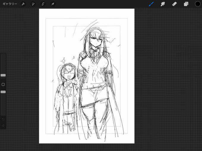 週末のオンリーは落書き本になってしまうなこれは・・(なぜならそれが今1番楽しいため・・ 