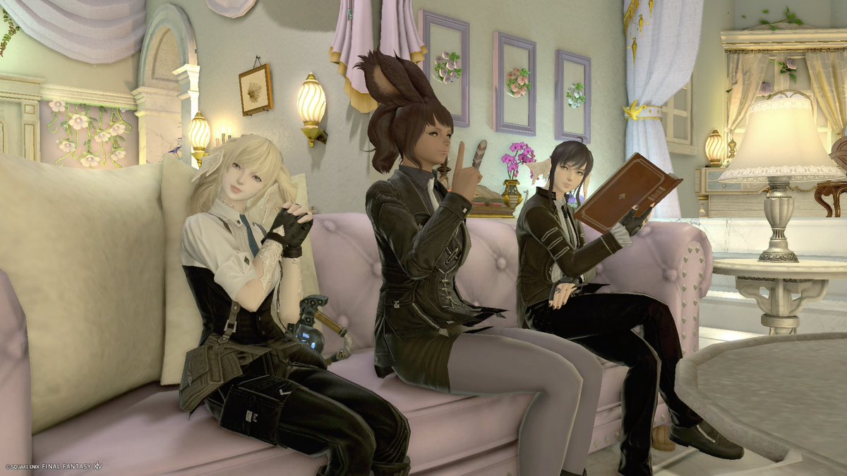 RiroChocolate's tweet photo. 団長とキキさんが遊びに来てくれた
いろいろおしゃべりできて楽しかった(❀´꒳`)
#FF14 #FCLOG #Yojimbo https://t.co/77qepHUMYK