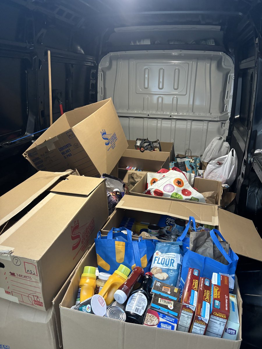 The result of this weeks “food drive” game! Thank you to everyone who donated. We are grateful for the opportunity to help our community. #FAMILY