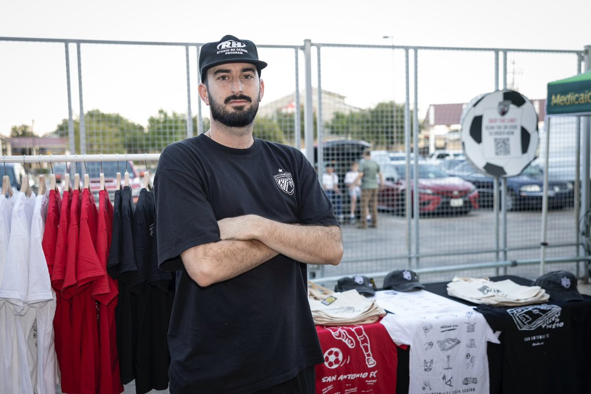 SanAntonioFC's tweet photo. Meet the designer, Ryan Hunter, while you’re there! https://t.co/4jwtJfbAYn