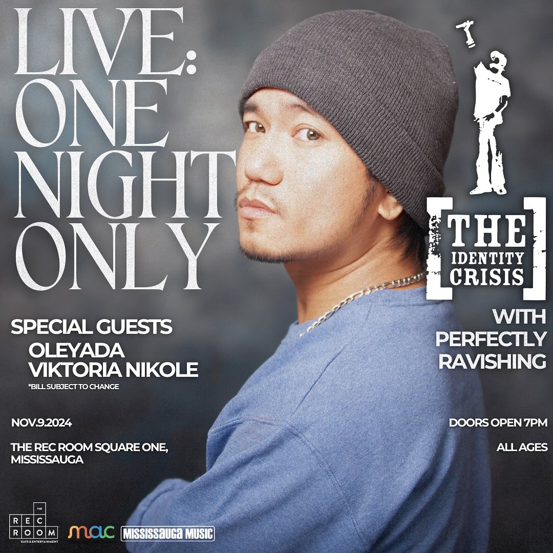 NOV 9 @ The Rec Room SQ1: <a href="/THEIDC/">THE iDENTiTY CRiSiS</a>, @oleyyada &amp; Viktoria Nikole...get your tickets here: shorturl.at/UqFIB