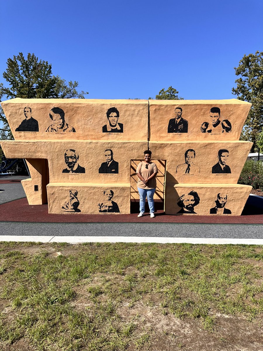 Ashley Taylor (she/her) (@ash_taylorlvhs) on Twitter photo I’m standing by the Hall of Heroes, inspired by the National Museum of African American History and Culture. The Douglass Community Center playground honors the contributions of African Americans, featuring unique structures and replicas that bring history and culture to life. I’m standing by the Hall of Heroes, inspired by the National Museum of African American History and Culture. The Douglass Community Center playground honors the contributions of African Americans, featuring unique structures and replicas that bring history and culture to life.