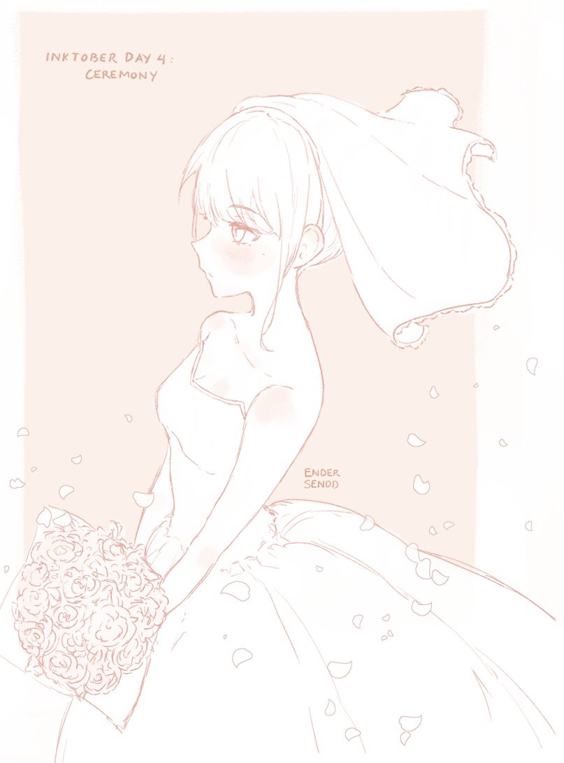 Inktober day 4:
ceremony ✨💐
#inktober