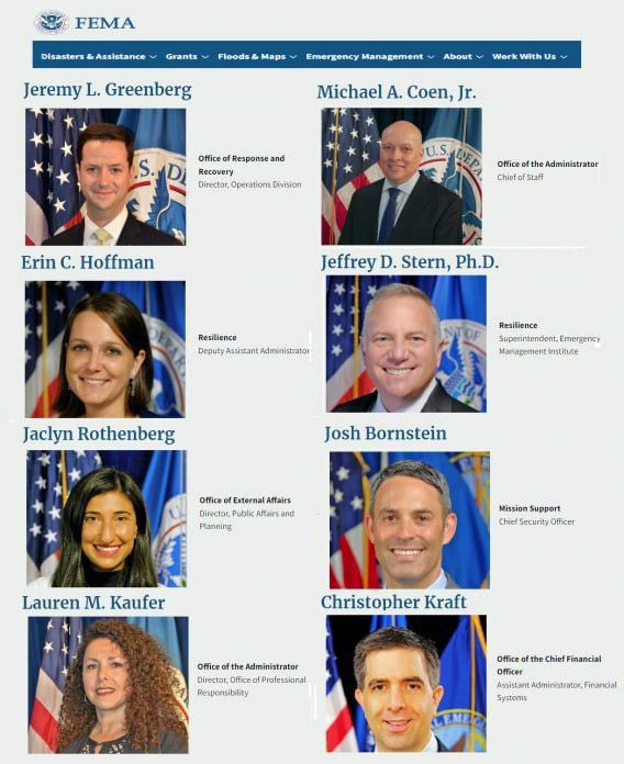 Classicist9999's tweet image. 23/ FEMA failed its duty to provide help to Americans &amp;amp; barred volunteer efforts during  devastating hurricane Helene. It also ran out of funds earlier spent for the benefit of illegal aliens. It's intentional. 

Notice the officials in charge of FEMA. EST✡️

h/t SamParkerSenate