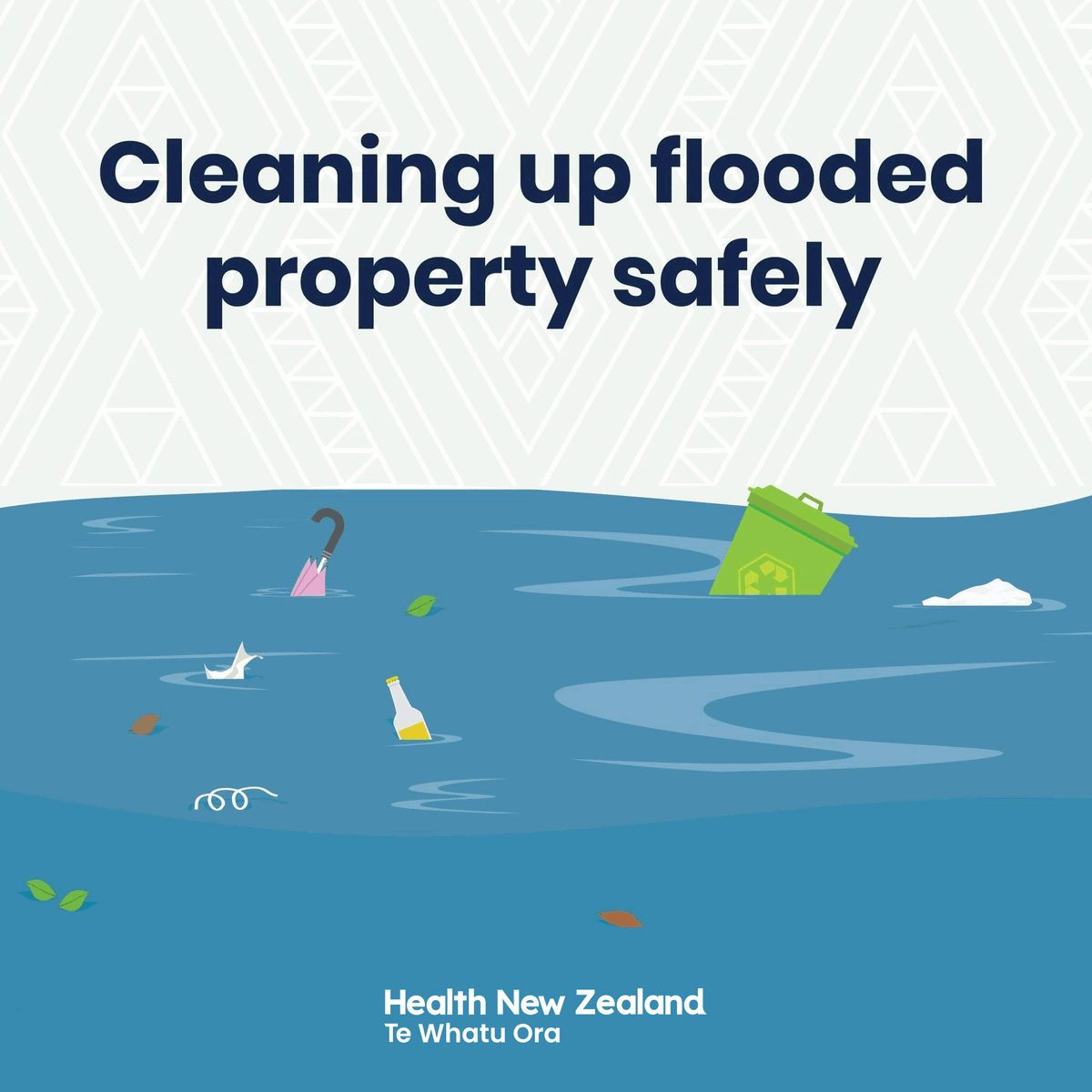 Before you start the clean-up process to keep you and your whānau safe, it’s important to follow the advice on the factsheet here:  info.health.nz/assets/Uploads…