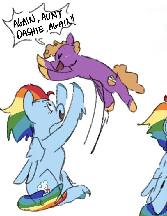 itsjustadreaam's tweet photo. Rd as an auntie.. 🥳🥳 #appledash #mlptwt #mlpart more art soon https://t.co/fUUxk4T2jf