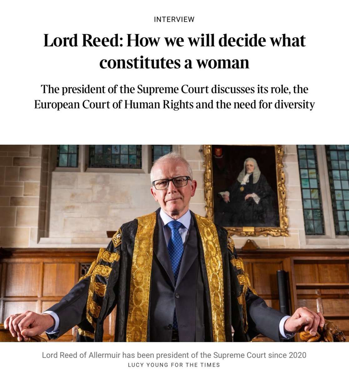 Imagine this headline about any other protected characteristic or oppressed group.