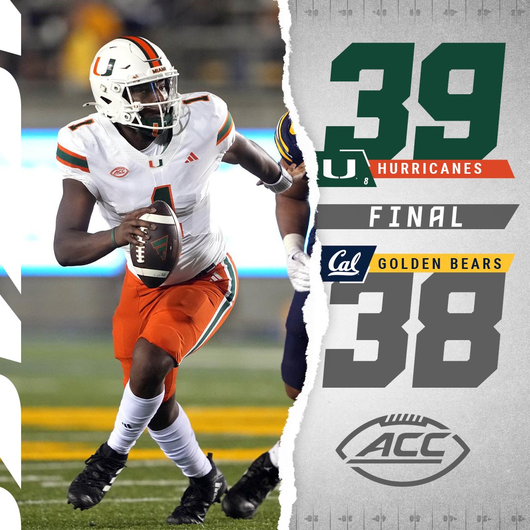 NO QUIT FROM THE CANES 🙌