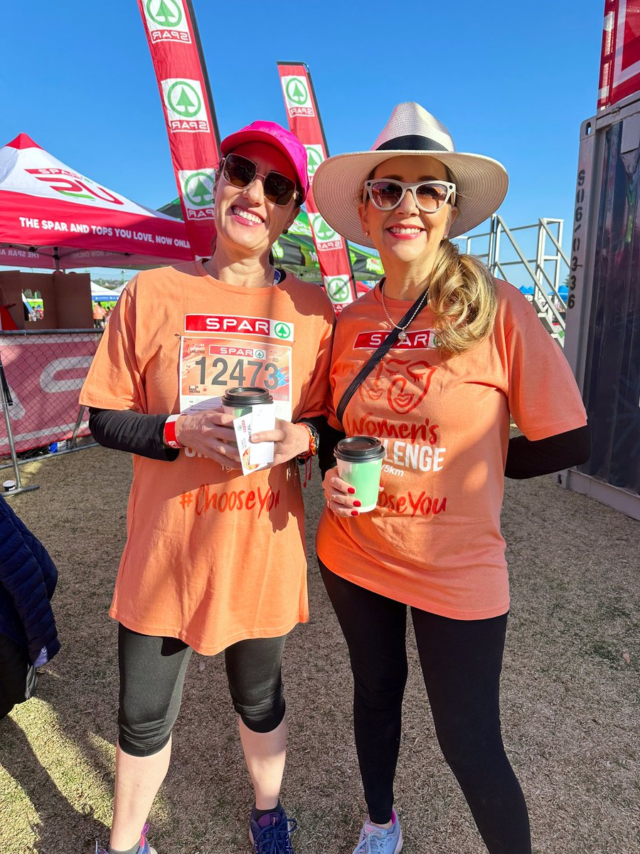 Turning the <a href="/SPARWomensJozi/">SPAR Women’s Challenge Jozi</a> into “bring a friend to your event” day so my fabulous friend Adele &amp; I will be hitting the streets for 5km together today! 

#ChooseYou #SPARWomensJozi